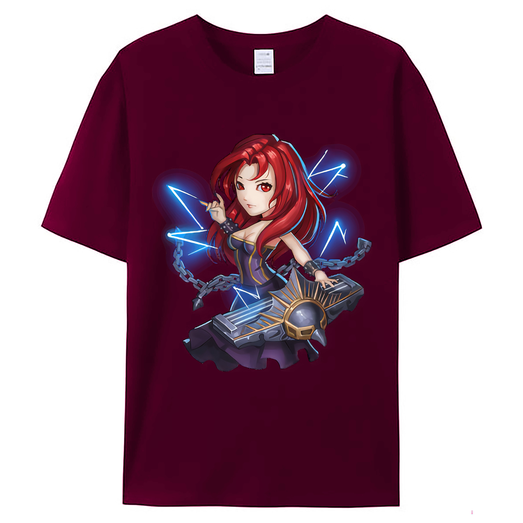 （画像用） リーグ・オブ・レジェンド League of Legends LOL レディースカジュアルプリントTシャツ（綿100％）